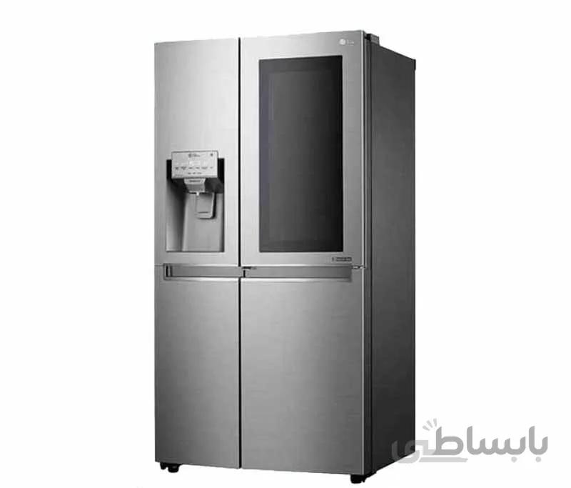 یخچال فریزر ساید بای ساید ال جی مدل X257 ا LG GR-X257 Refrigerator کد 341031