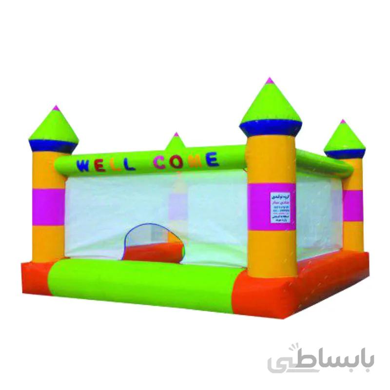 استخر توپ بادی شهربازی مدل 4 قلعه