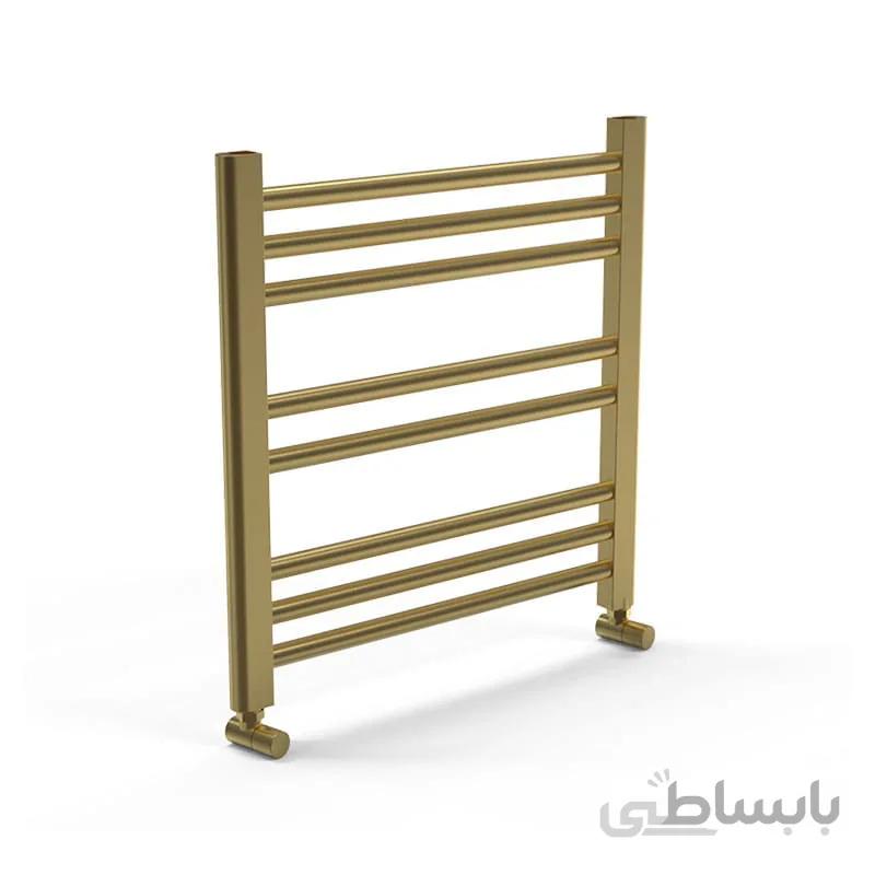 حوله خشک کن فولادی رومینا طلایی مات