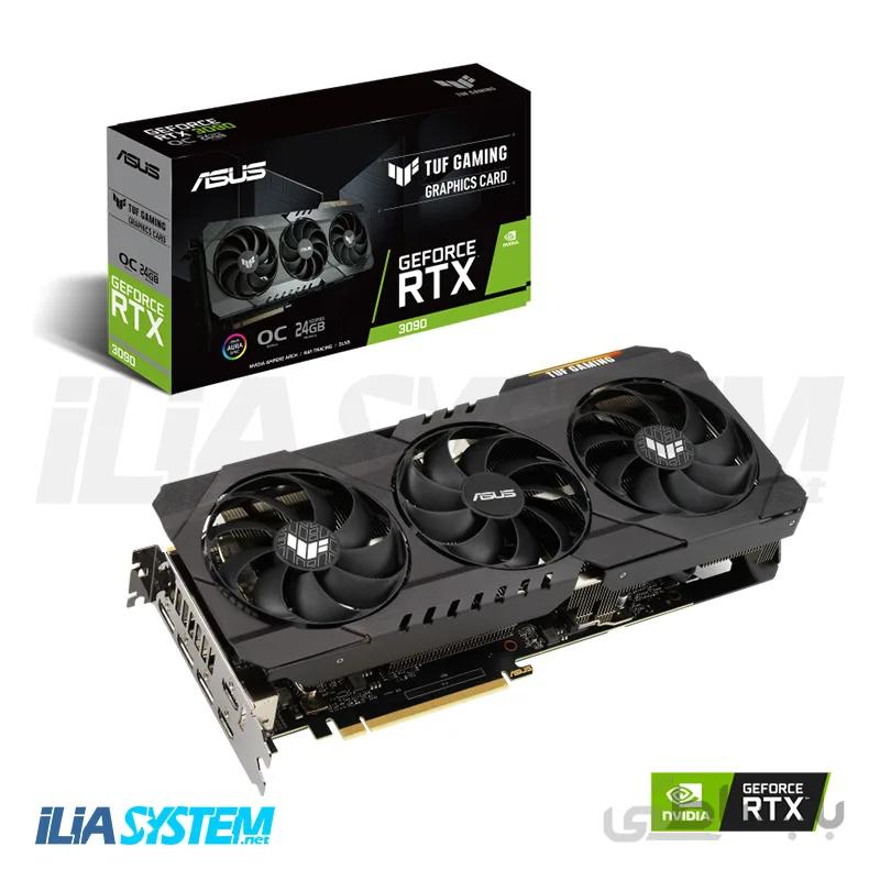 کارت گرافیک 24GB ایسوس مدل TUF گیمینگ جی فورس RTX 3090 OC ادیشن ا Asus TUF Gaming GeForce RTX 3090 OC Edition 24GB Graphics Card