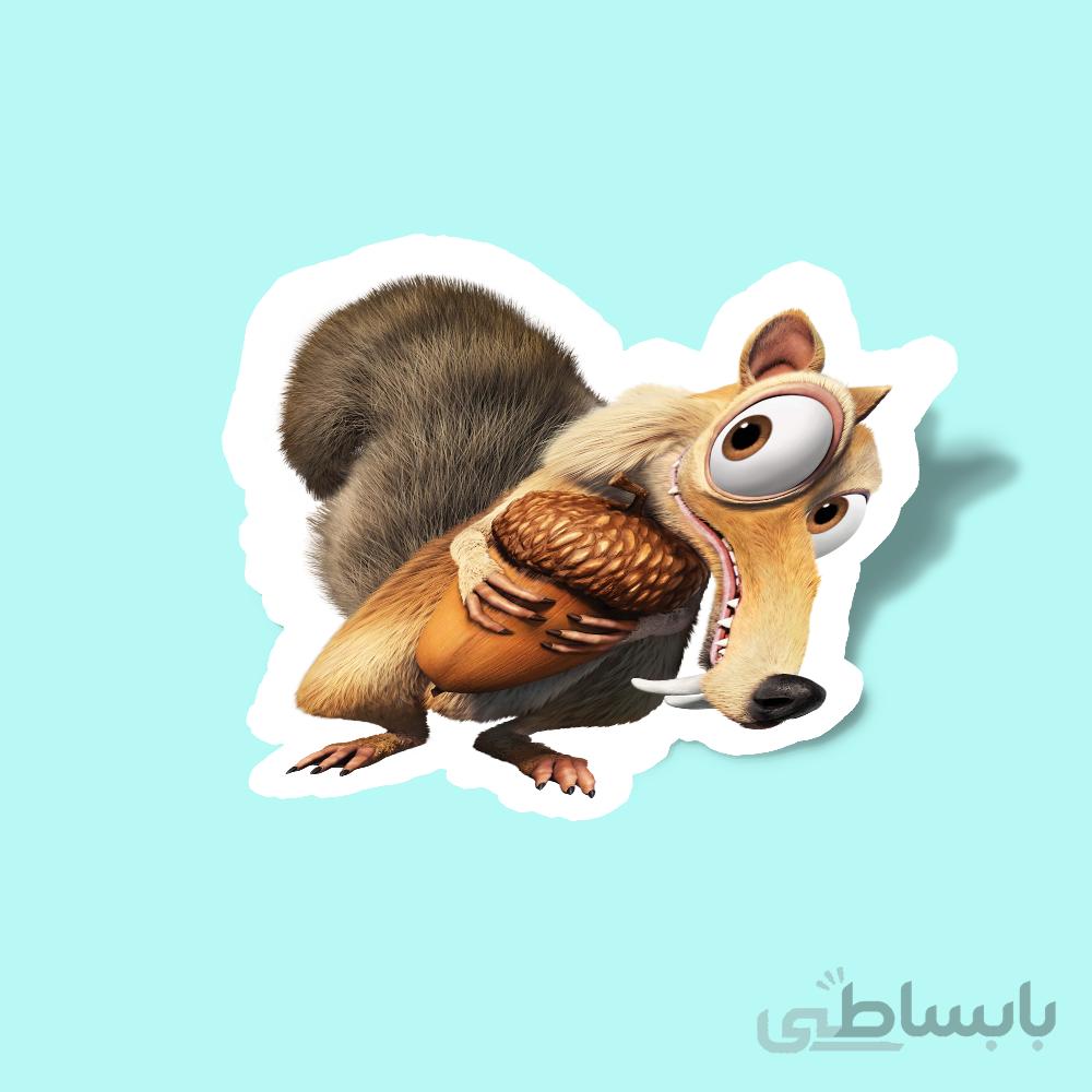 استیکر سنجاب عصر یخبندان