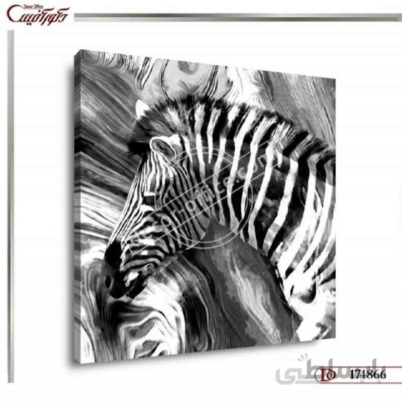 تابلو مدرن گورخر 4866 ا Modern zebra painting 4866
