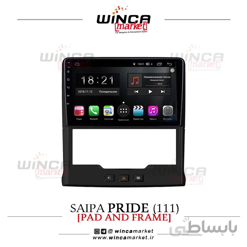 مانیتور فابریک اندروید پراید 111 برند وینکا مدل RL855/RL5111 سری S300