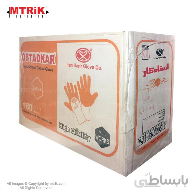 دستکش ضدبرش استادکار کارتن 180 جفتی ا 180pairs of ostadkar cut resistance glove