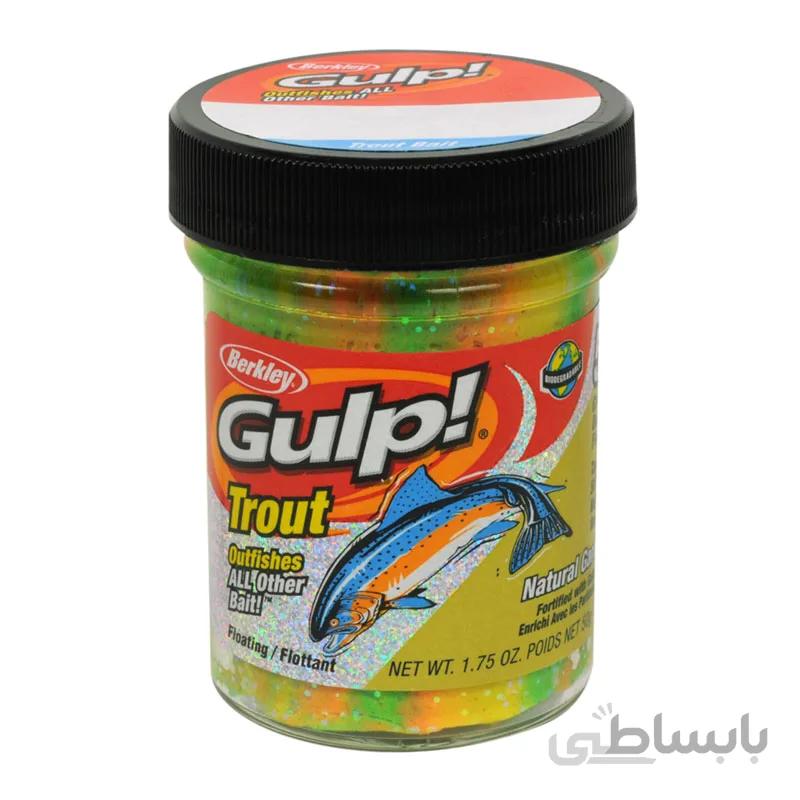 خمیر برکلی پاور بیت قزل آلا Berkley Gulp! Trout Dough Rainbow Candy