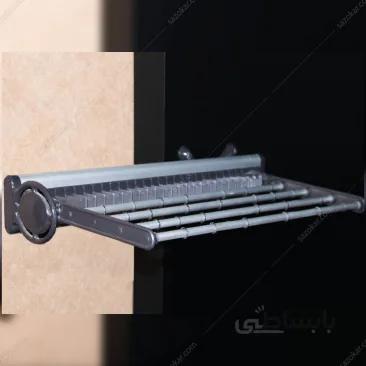 جای کمربند و کراوات دیواری ریلی سری 2 رنگ طوسی فانتونی مدل J153 ا Fantoni J153 Place the belt and wall tie