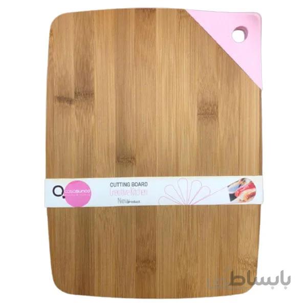 تخته گوشت بامبو مدل مستطیل سایز کوچک کد 421