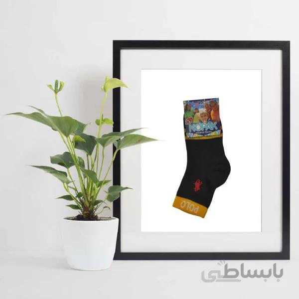 جوراب پسرانه نیم ساق nopak طرح polo