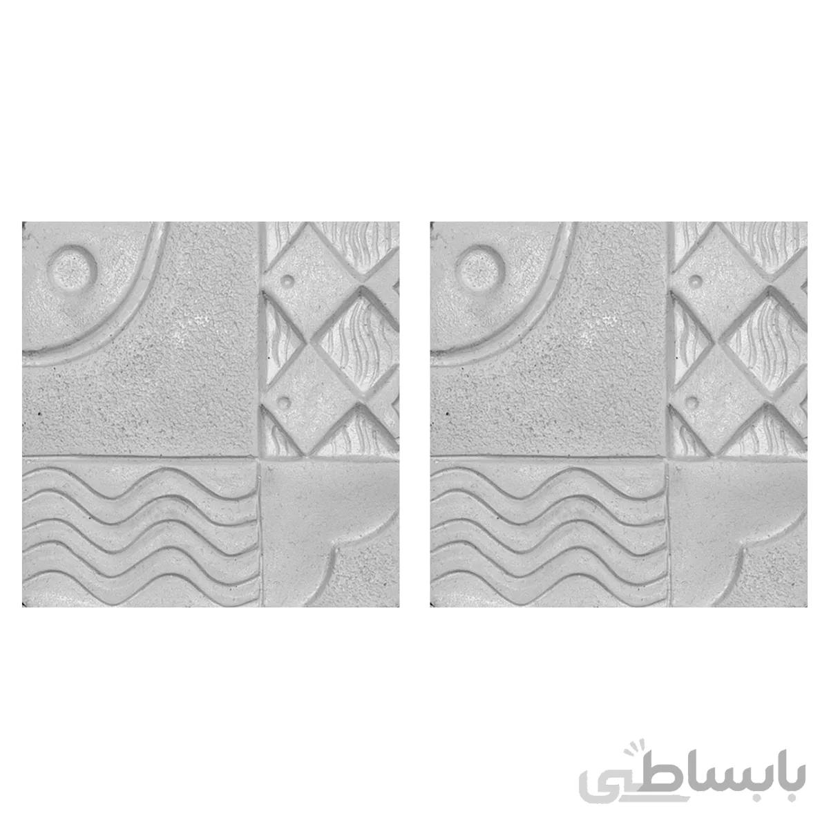 دیوارپوش تندیس و پیکره شهریار مدل امای کد W1010 05 بسته 2 عددی