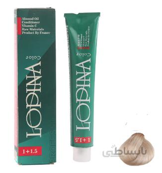 رنگ مو لوپینا شماره 11.1 حجم 100 میلی لیتر رنگ بلوند دودی خیلی خیلی روشن