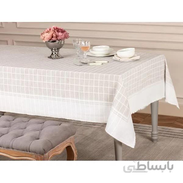 سفره مدل Mita Bej سایز 160×160 سانتی متر مادام کوکو