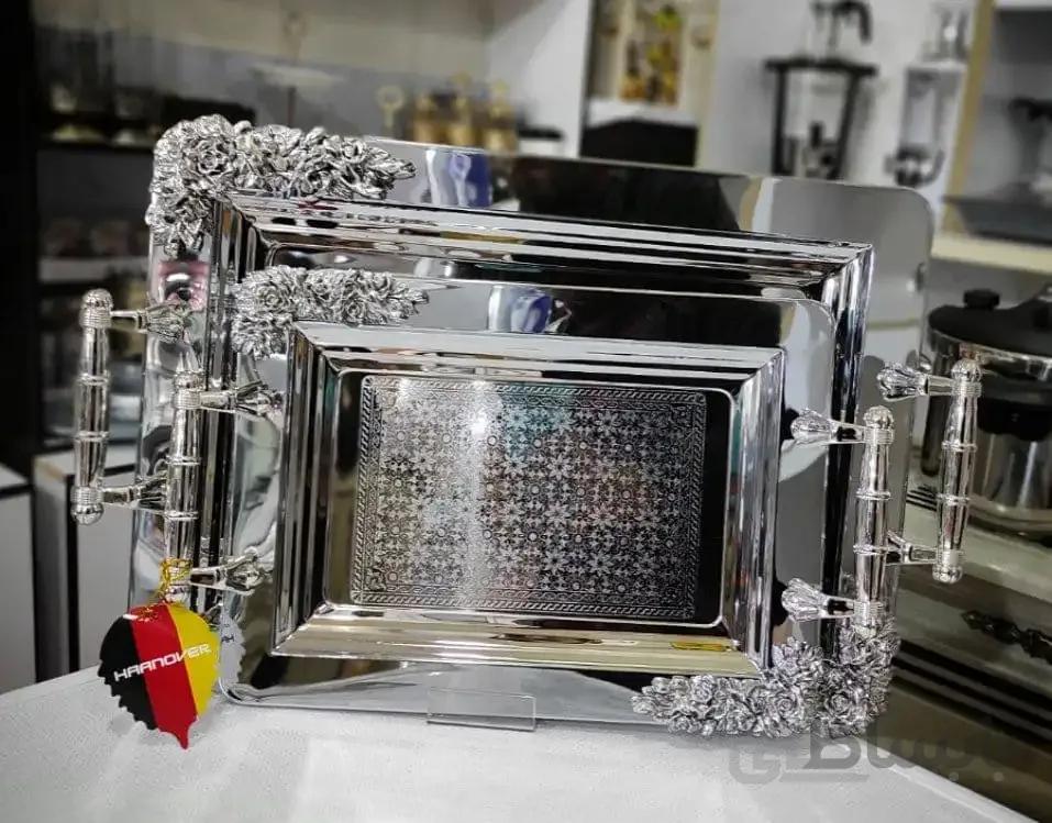 سینی 2تایی کف آینه ای هانوور (ارسال رایگان)