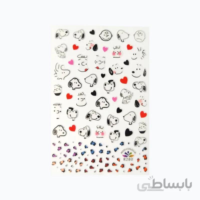 استیکر ناخن کد R280