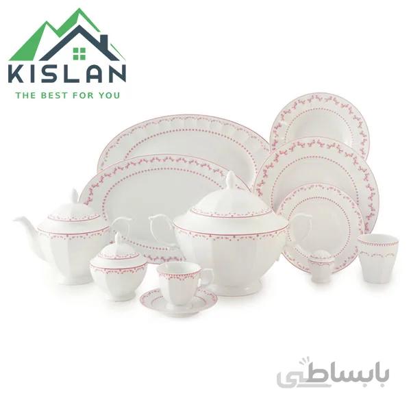 چینی 12 نفره زرین فرانسیس صورتی 103پارچه