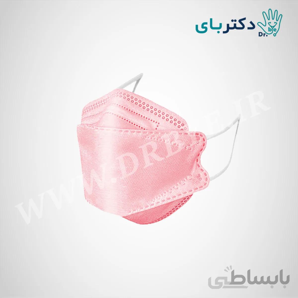 ماسک سه بعدی تنفسی دکتربای رنگ صورتی 25 عددی و 50 عددی ا Pink Drbye 3D Mask