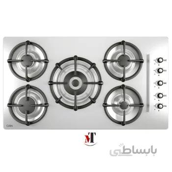 اجاق گاز ۵ شعله استیل کن مدل ۵۲۴S ا Can Gas Hob model 524S