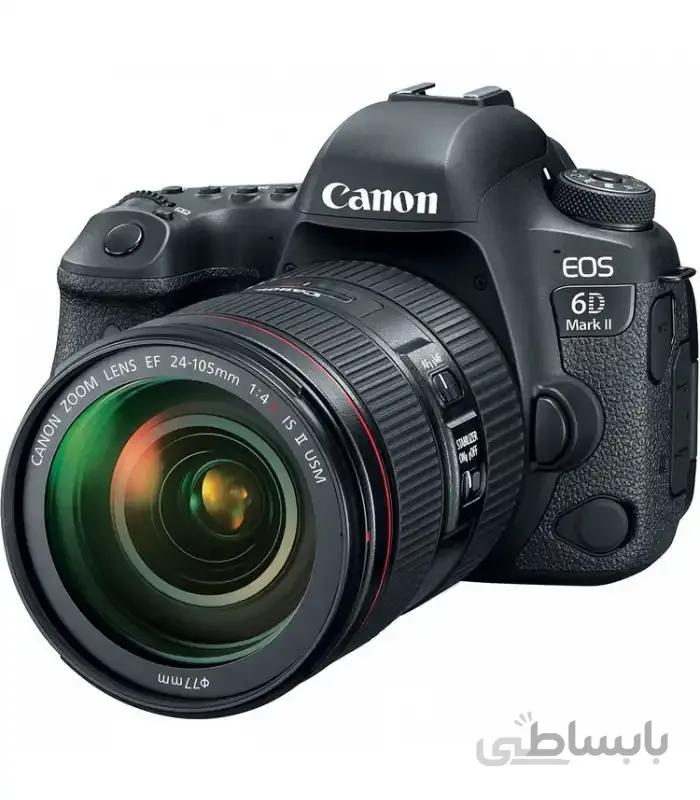 دوربین دیجیتال Canon DSLR EOS 6D Mark II + لنز ۲۴-۱۰۵ میلی متر F4 L IS II USM