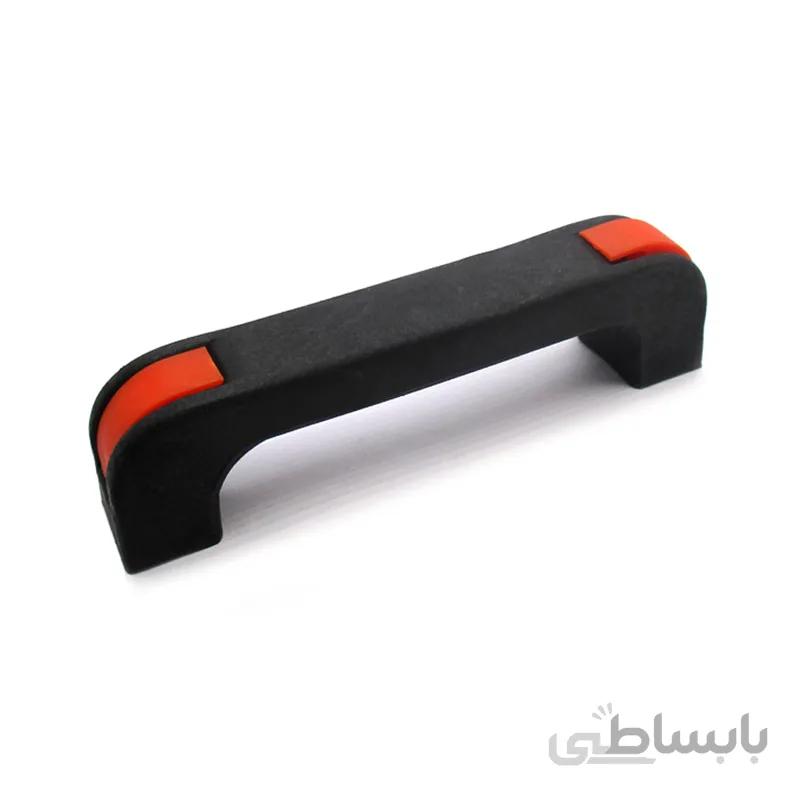 دستگیره پلاستیکی مشکی نگین دار طول 137 میلیمتر کد 00202338