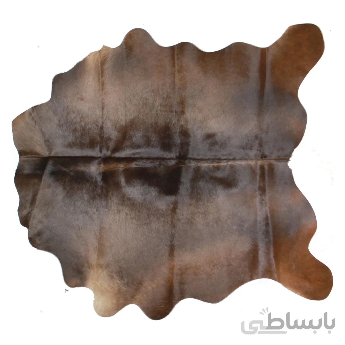 فرش پوست طبیعی گاو کد 15.2