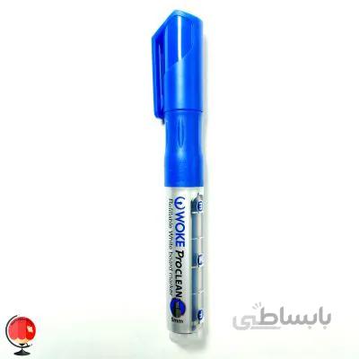 ماژیک وایت برد آبی شارژی WOKE