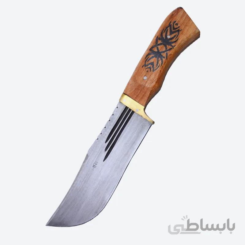 کارد کمپینگ دسته چوبی ارزان