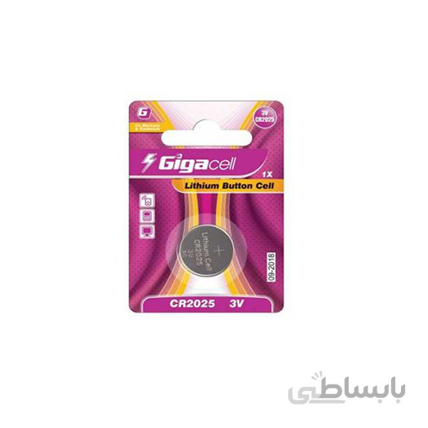 باتری سکه‌ ای لیتیومی گیگاسل مدل CR2025 بسته 1 عددی
