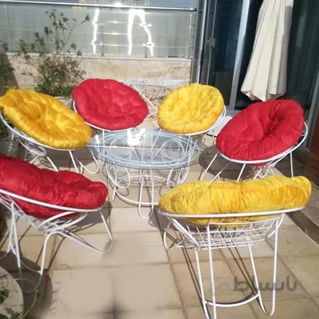 مبلمان ویلایی فانتزی کد 28 ست 6 نفره