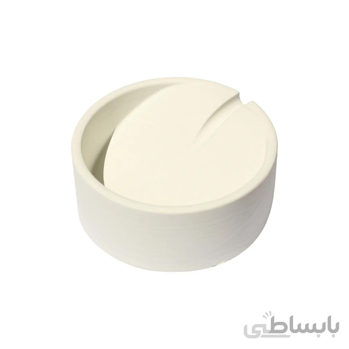 زیرسیگاری بتنی ارچین مدل ZISBO سفید