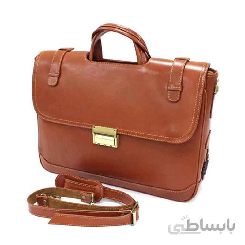 کیف اداری چرم طبیعی آروین چرم کد AR-401