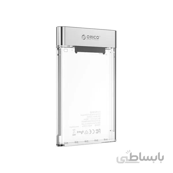باکس هارد اینترنال به اکسترنال اوریکو ORICO 2.5 inch Transparent USB3.0 Hard Drive Enclosure 2129U3