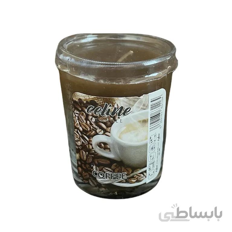 شمع لیوانی معطر قهوه مدل STC343