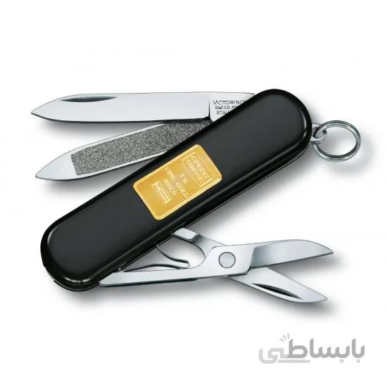 چاقو 6 کاره مدل Victorinox - Classic with Gold Ingot 1 gr
