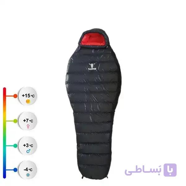 کیسه خواب پر کله گاوی مدل Polar 300