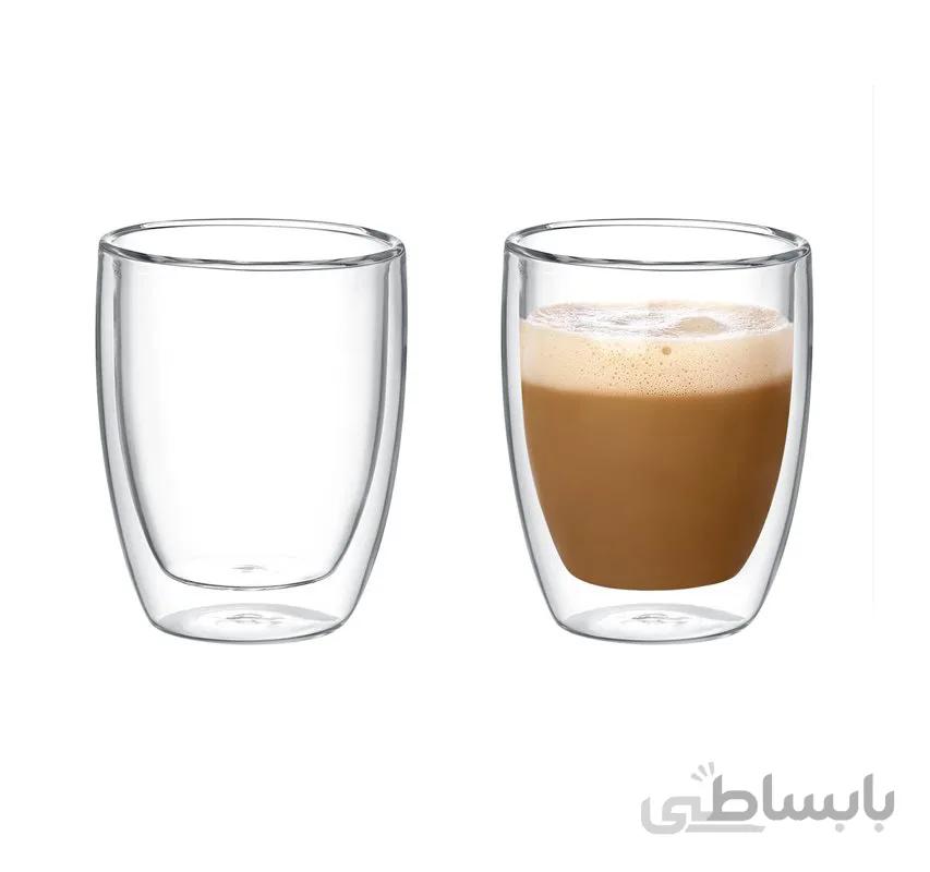 لیوان دو جداره بسته 2 عددی Boussac مادام کوکو