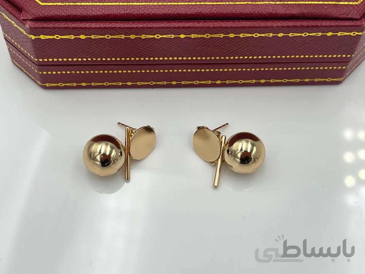 گوشواره ژوپینگ طرح گوی میخی