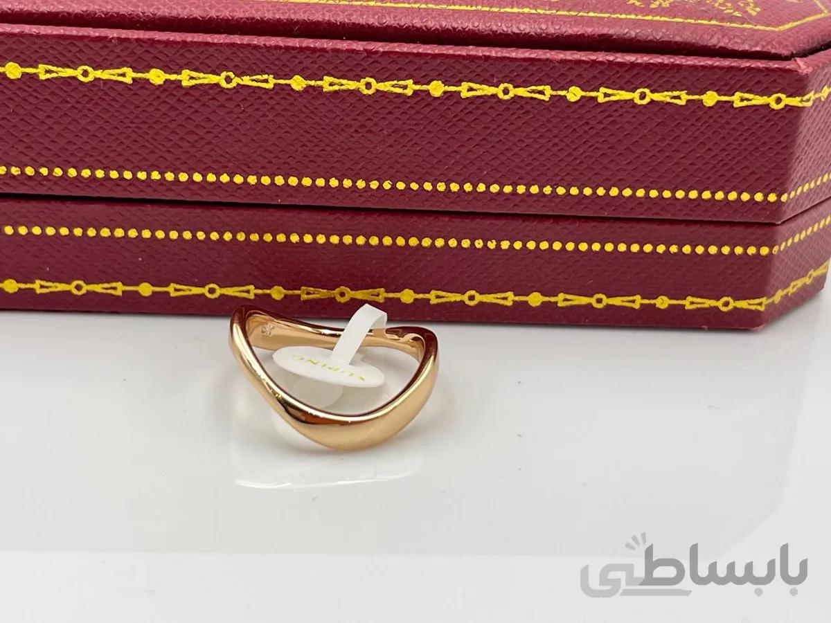 انگشتر ژوپینگ انحنادار ساده