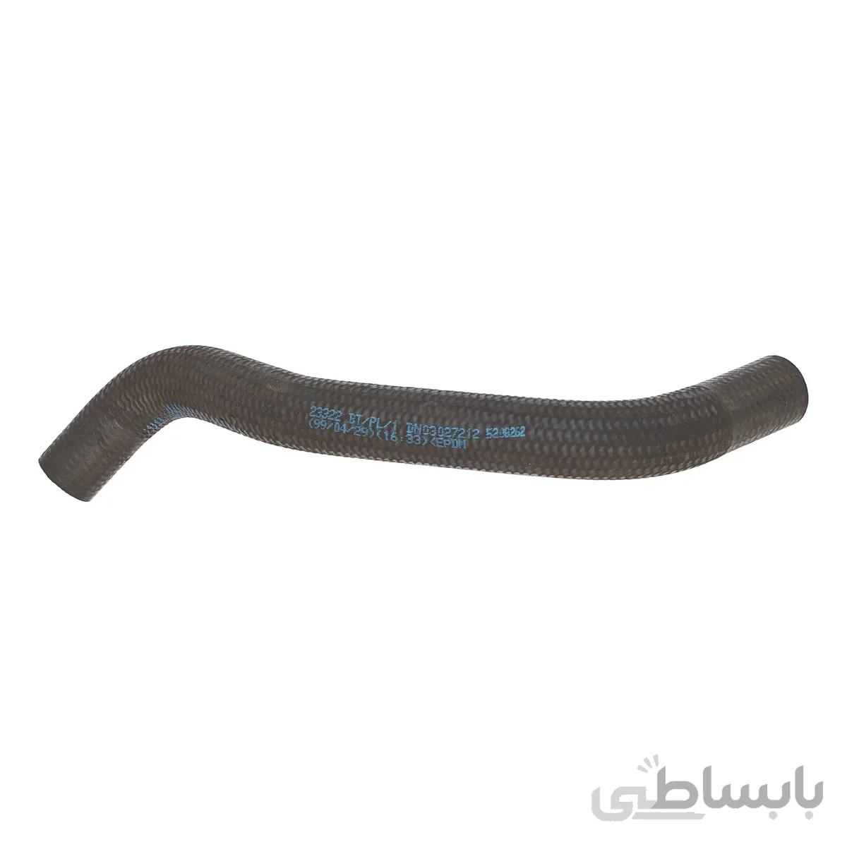 شیلنگ آب شماره یک بخاری (کج) پراید، تیبا و ساینا انژکتوری برند پارت بست