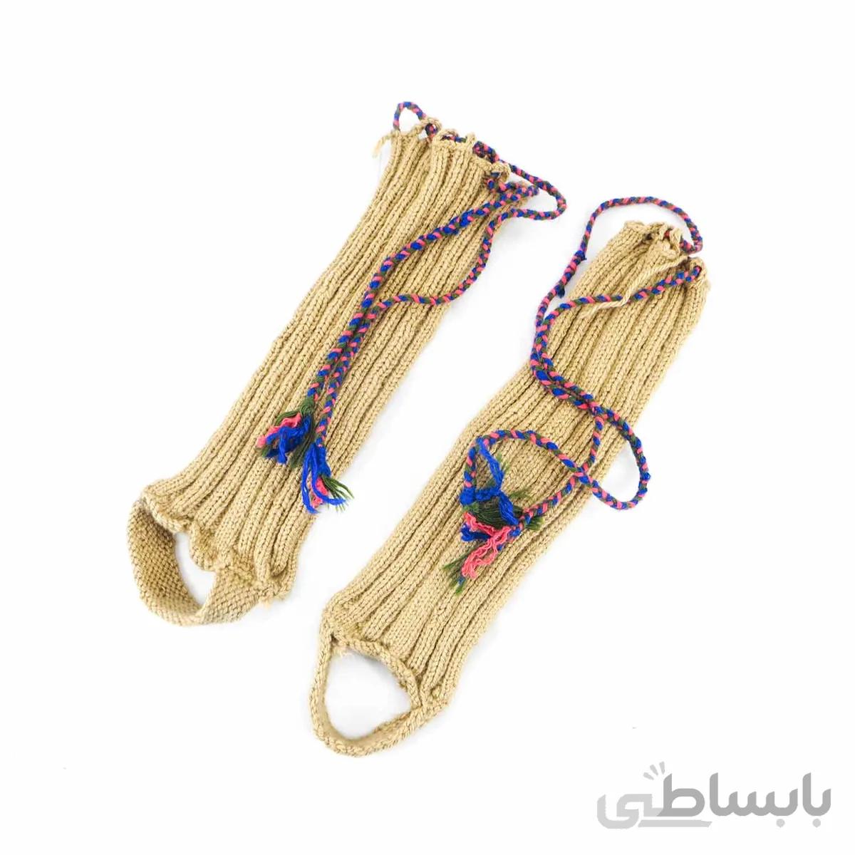 ساق بند کاموایی دستباف سنتی کردستان کد 103