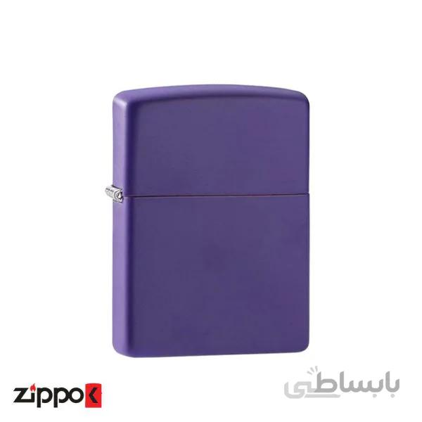 فندک زیپو Reg Purple Matte کد237
