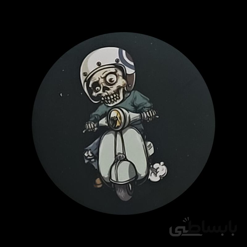 پیکسل طرح اسکلت و موتور