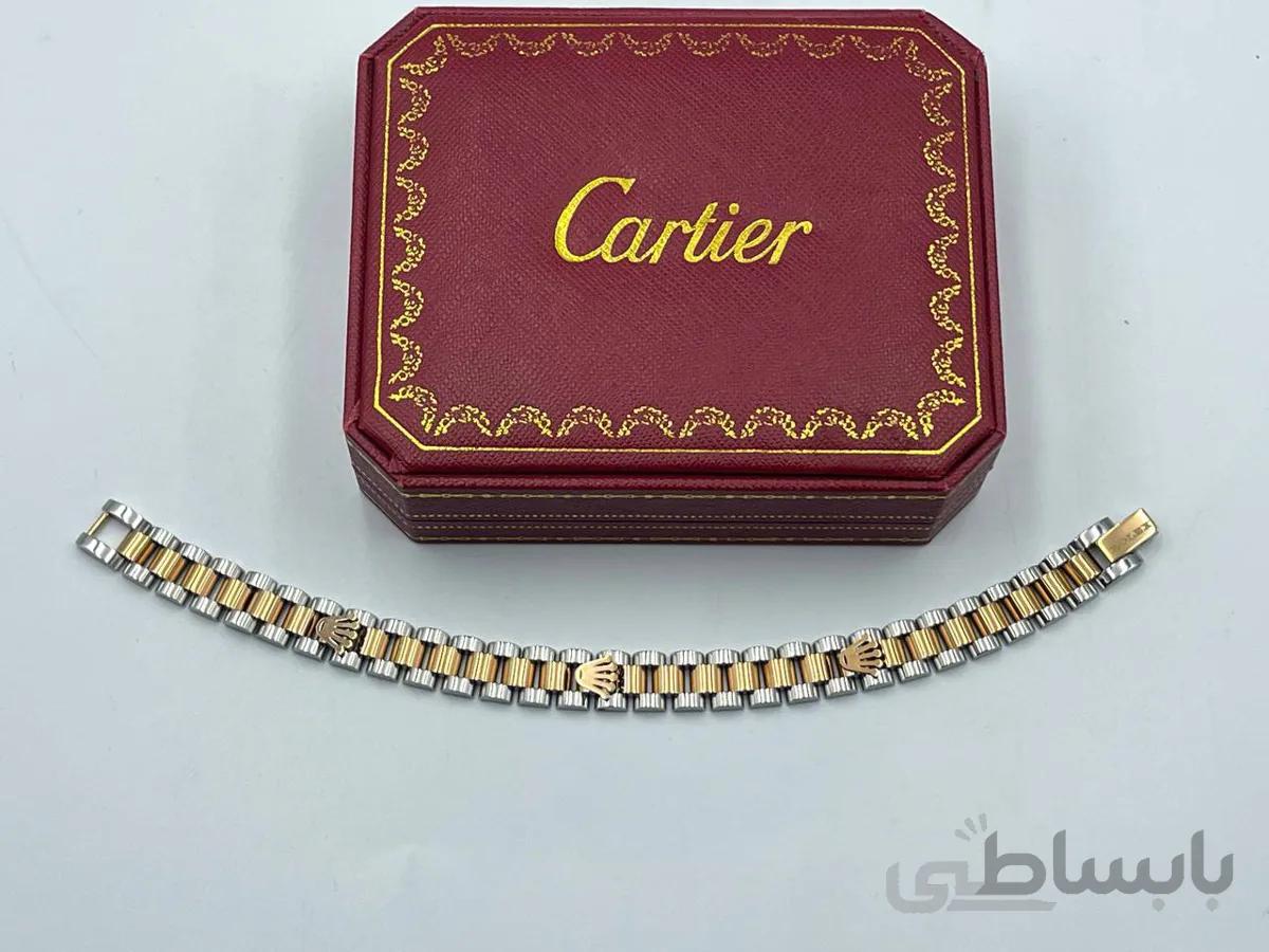 دستبند رزگلد رولکس لوگو دار