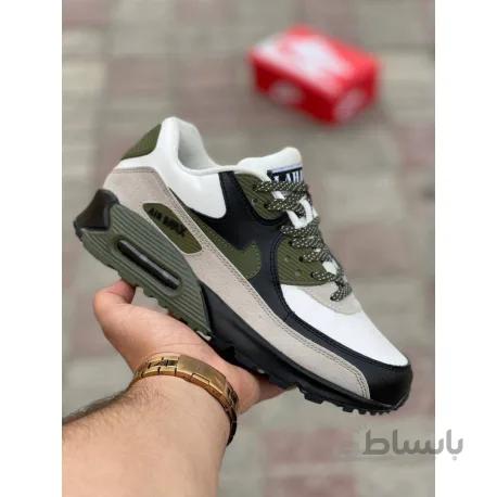 کفش اورجینال نایک ایرمکس 90 سفید/ سبز رنگ nike air max 90