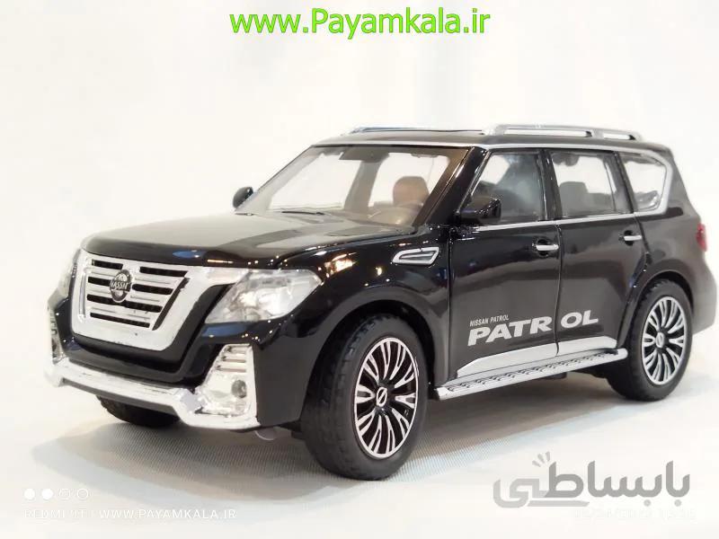 ماکت نیسان پاترول (NISSAN PATROL 1.24 CHIMEI)(328-8M) مشکی