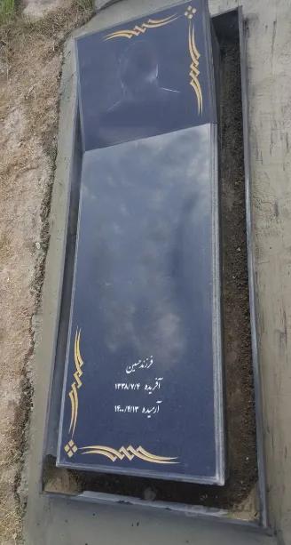 سنگ مزار گرانیت (طرح دار)