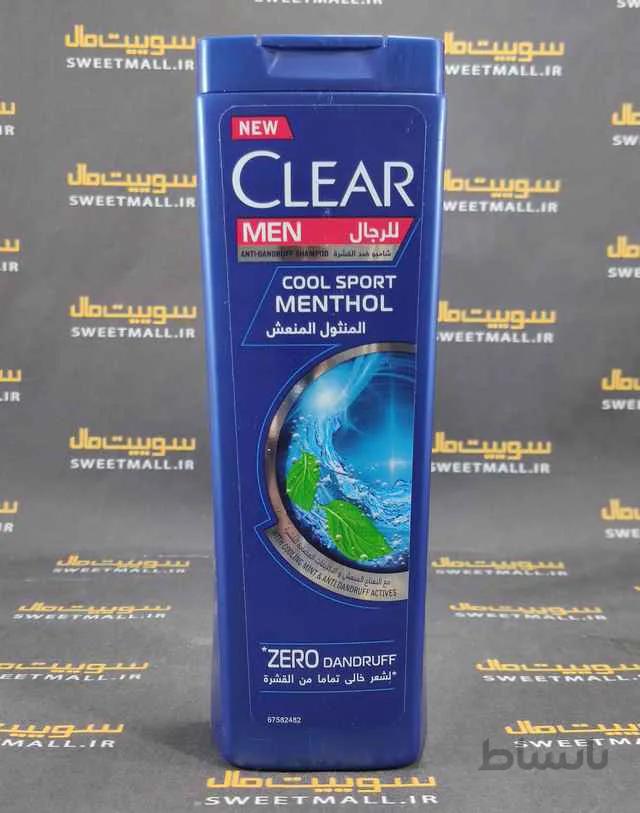 شامپو کلیر اصل 400 میل Clear-ضد شوره خنک کننده ورزشي