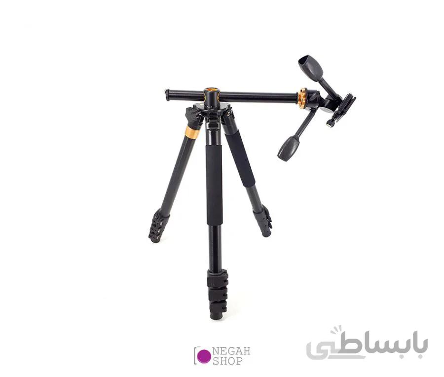 سه پایه دوربین عکاسی مونوپاد دار Beike Q720H با قابلیت T شو