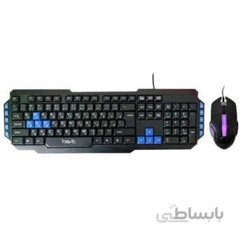 کیبورد و موس مخصوص بازی هویت KB 254CM ا HAVIT KB 254CM keyboard and mouse Gaming