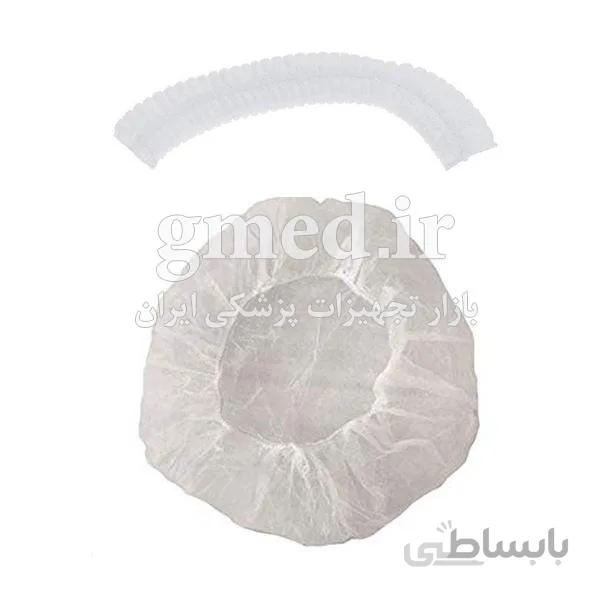 کلاه یکبار مصرف ضخیم الیافی طبیان طب tebyan teb ساخت ایران