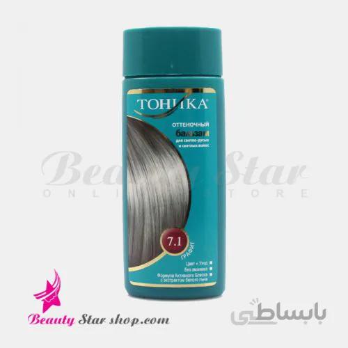 شامپو رنگساژ تونیکا بلوند دودی روشن شماره 7.1 حجم 150 میلی لیتر