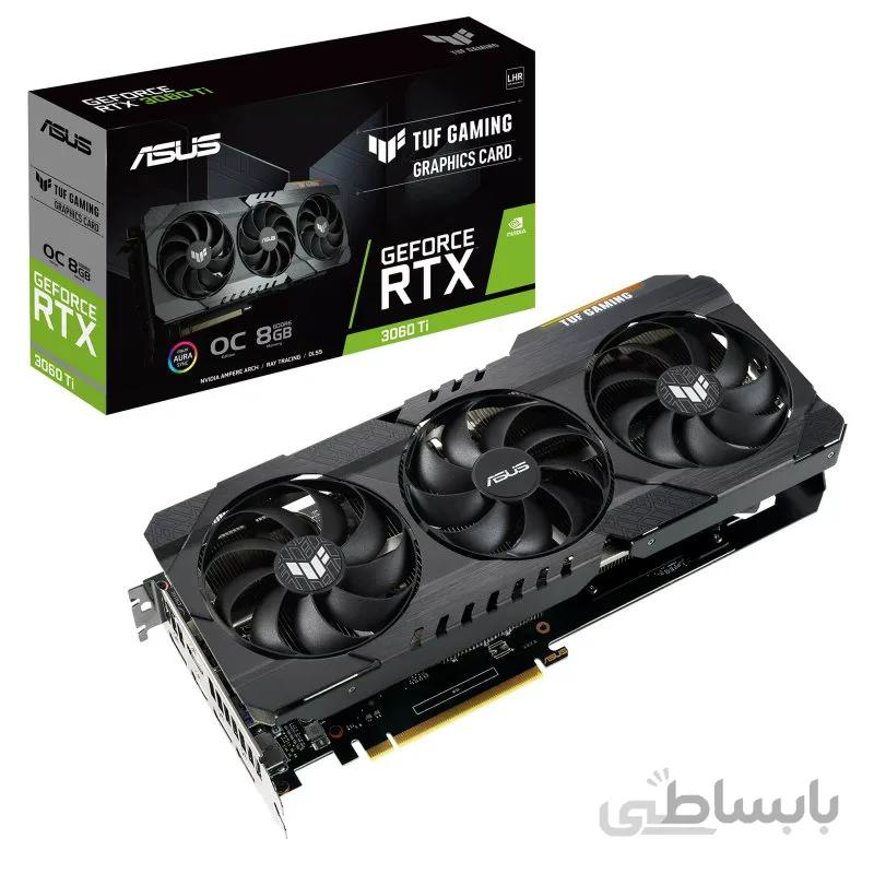 کارت گرافیک ایسوس مدل TUF-RTX 3060 TI OC 8G-V2-Gaming